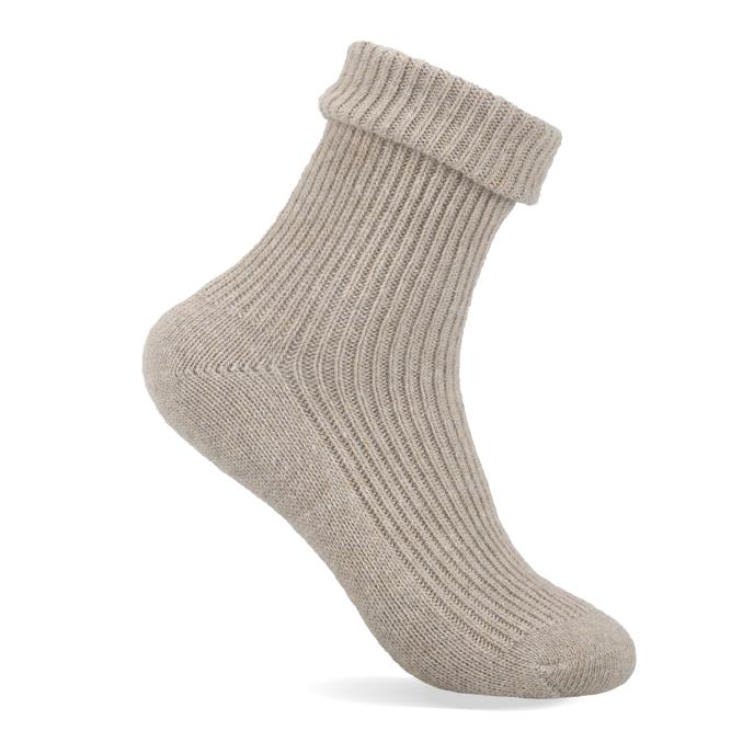totes toasties® Ladies Cashmere Blend Socks Oat Extra Image 3